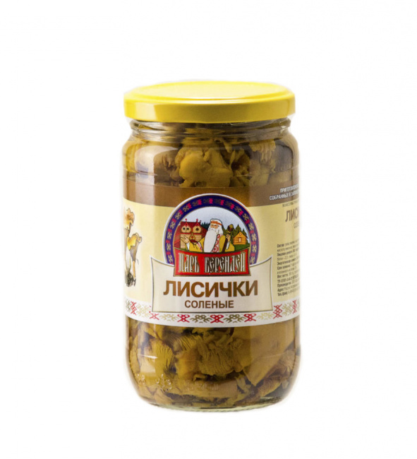 Грибы консервированные, Лисичка, солёный