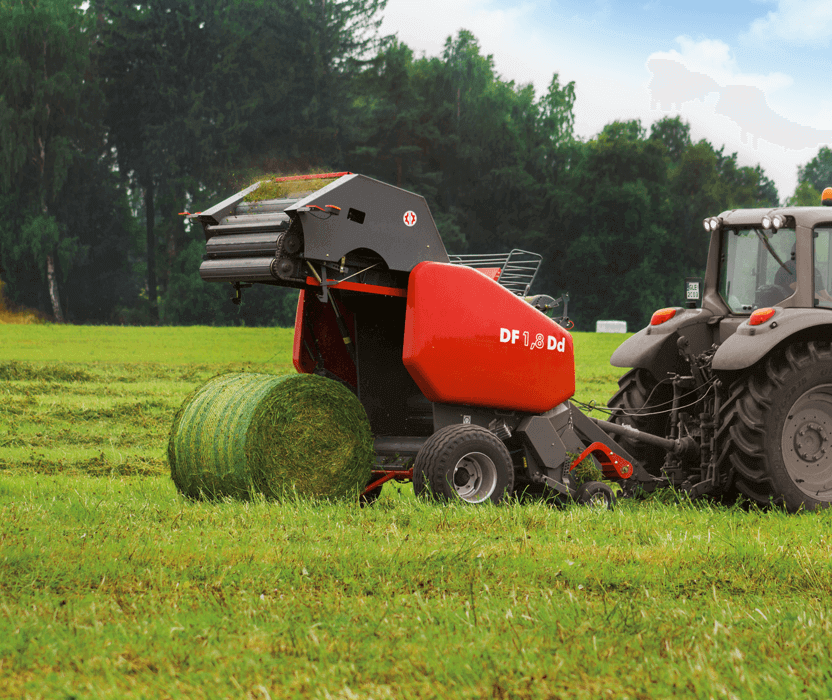 Пресс-подборщик рулонный с постоянной камерой, DF 1.8 Dd, Unia