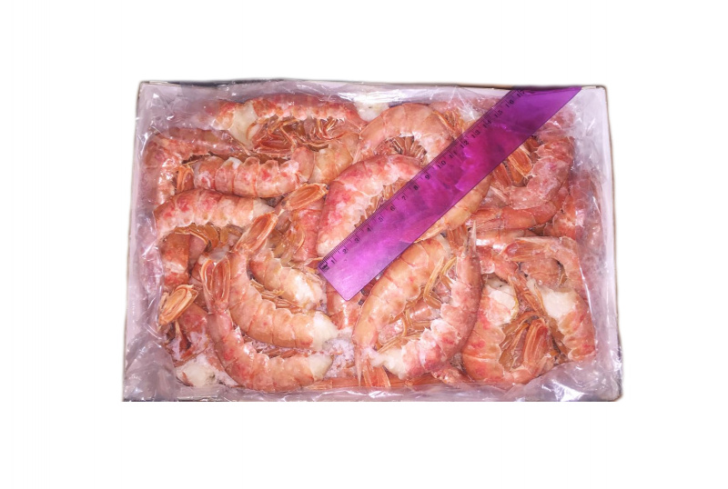 Креветки, Лангустины, замороженный, без головы, 30/50