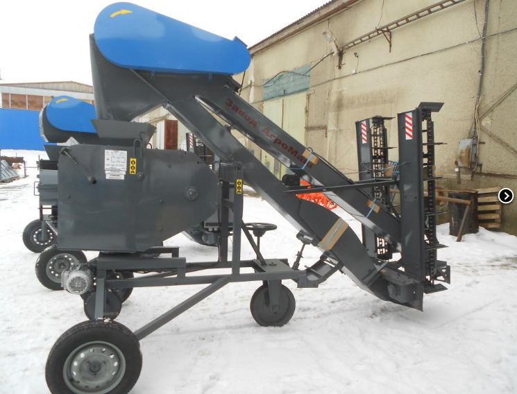 Зернопогрузчик (зернометатель)  скребковый, ЗМС-100, АгроМаш